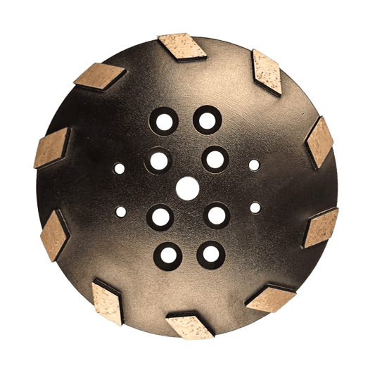 Topfscheibe FFH 250mm Korn 18 für Blastrac/Krebs