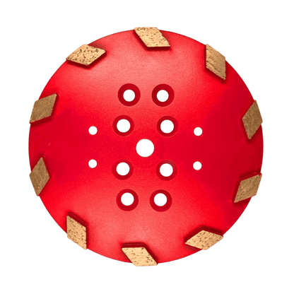 Topfscheibe FFS 250mm Korn 18 für Blastrac/Krebs