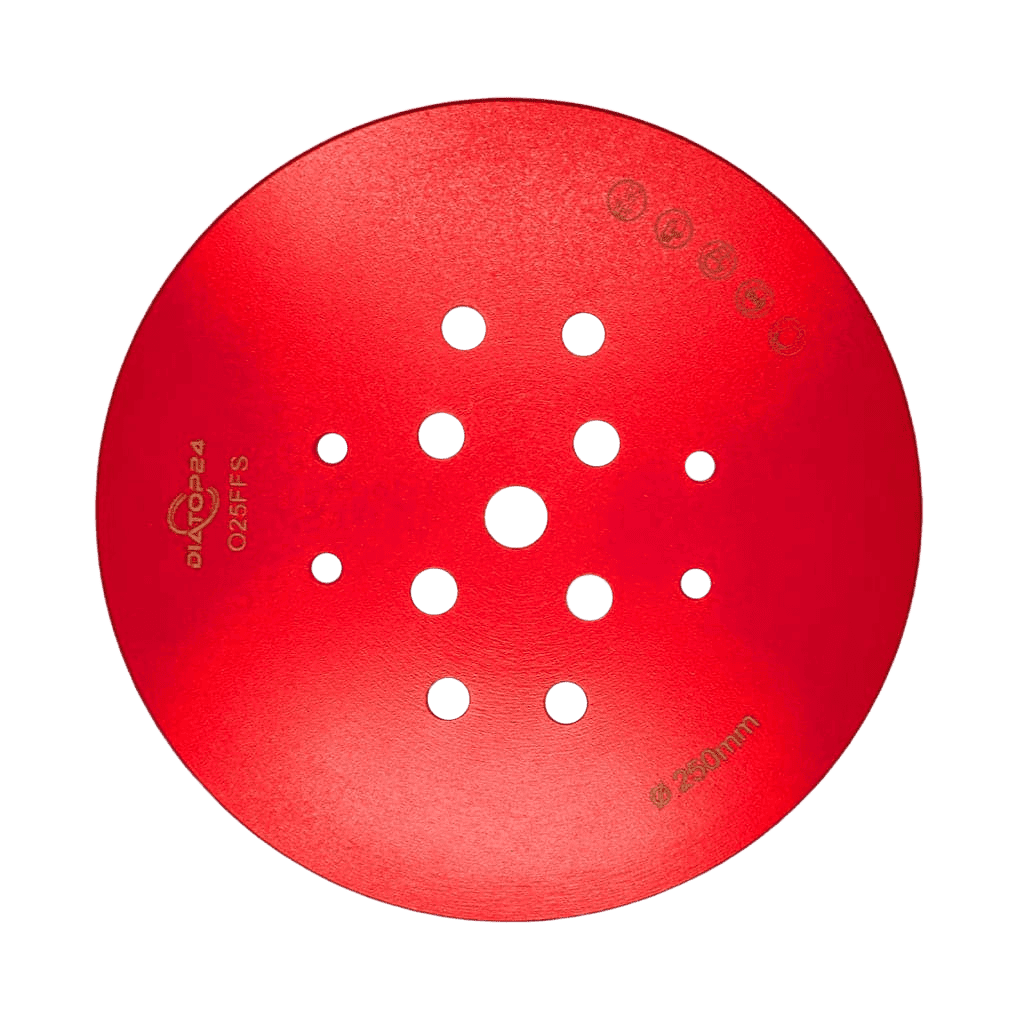 Topfscheibe FFS 250mm Korn 18 für Blastrac/Krebs
